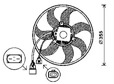 ORIS FVW25600F Fan Motoru