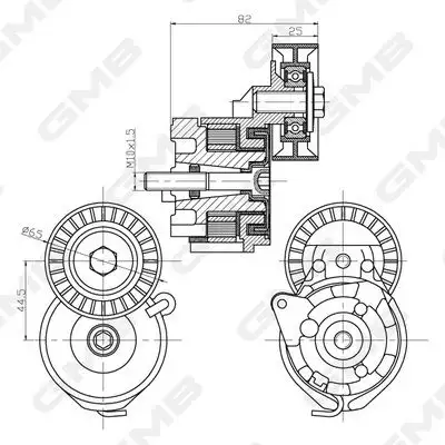 GMB GAT20820 Kayış Gergi Kütüğü