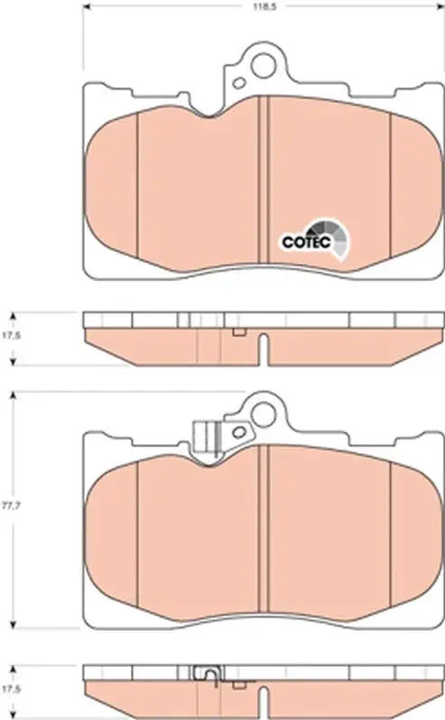 TRW GDB3398 Ön Fren Balatası