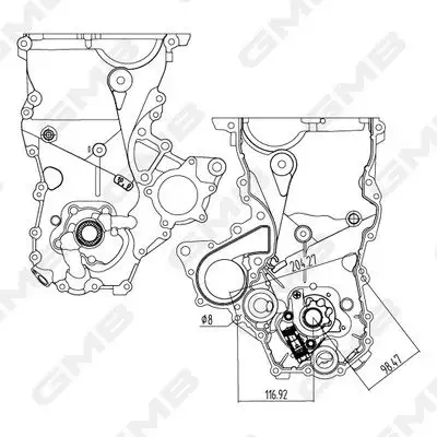 GMB GOAS-62A Yağ Pompası 1510021031