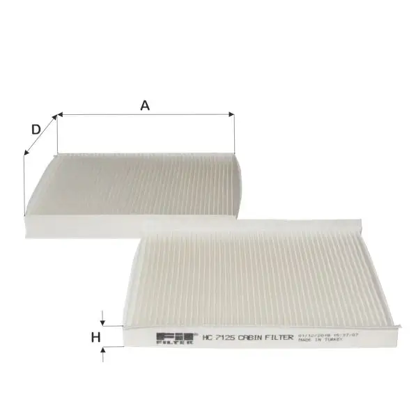 FİL HC7125 Polen Filtresi