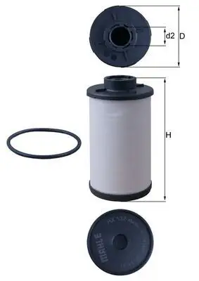 MAHLE HX132D Şanzıman Filtresi