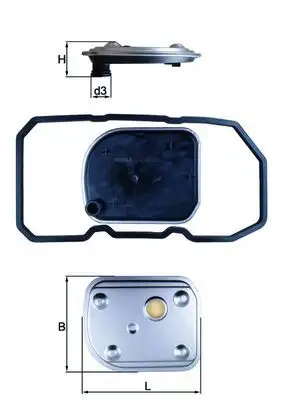 MAHLE HX158D Şanzıman Filtresi