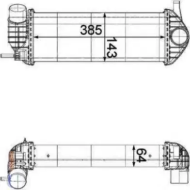 ORIS IRN002064 Turbo Radyatörü 8200427469