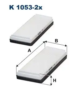 FILTRON K1053-2X Polen Filtresi A2108301018