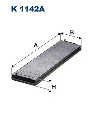 FILTRON K1142A Polen Filtresi (Karbonlu) A9738350347