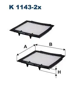FILTRON K1143-2X Polen Filtresi LR030219
