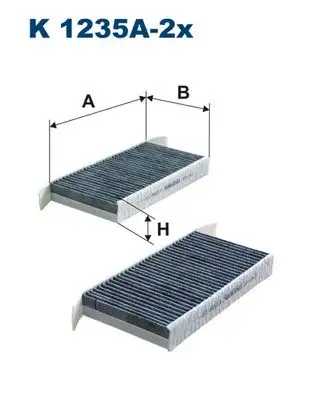 FILTRON K1235A-2X Polen Filtresi (Karbonlu)