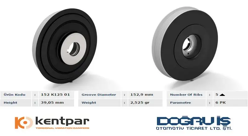KENTPAR K12501 Krank Kasnağı