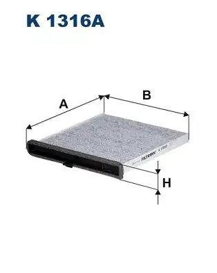 FILTRON K1316A Polen Filtresi (Karbonlu) KD4561J6X9A