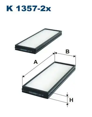 FILTRON K1357-2X Polen Filtresi 971334P000