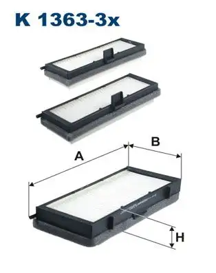 FILTRON K1363-3X Polen Filtresi