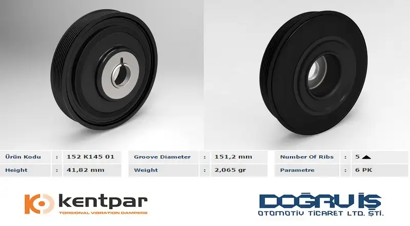 KENTPAR K14501 Krank Kasnağı
