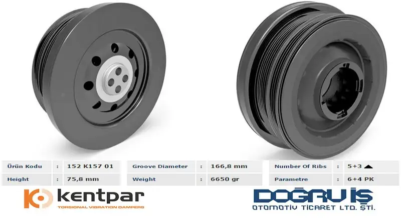KENTPAR K15701 Krank Kasnağı