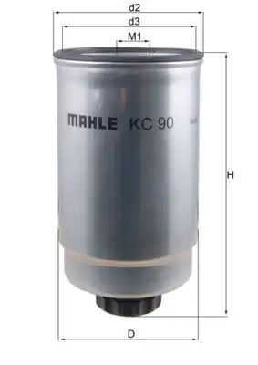 MAHLE KC90 Yakıt Filtresi