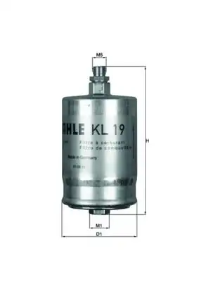 MAHLE KL19 Yakıt Filtresi