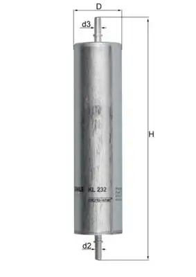 MAHLE KL232 Yakıt Filtresi WJN000080