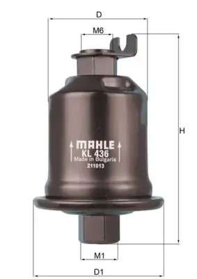 MAHLE KL436 Yakıt Filtresi