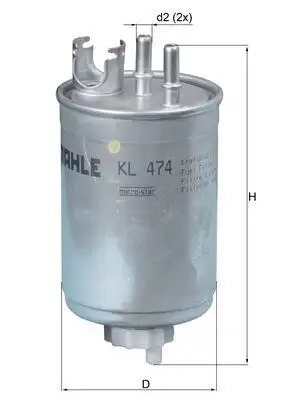 MAHLE KL474 Yakıt Filtresi