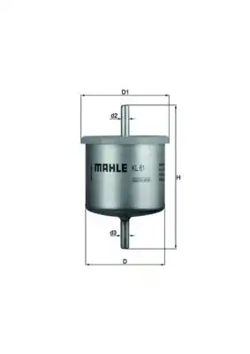 MAHLE KL61 Yakıt Filtresi