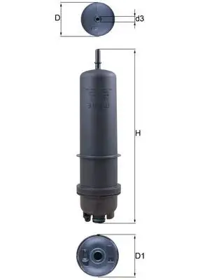 MAHLE KL872/7 Yakıt Filtresi