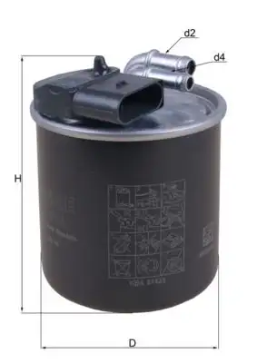 MAHLE KL914 Yakıt Filtresi A6510903152