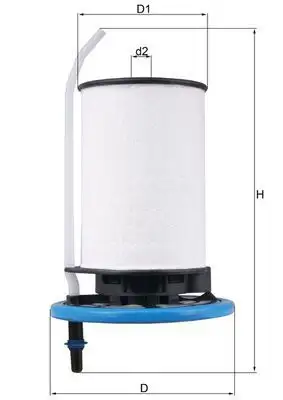 MAHLE KX398 Yakıt Filtresi
