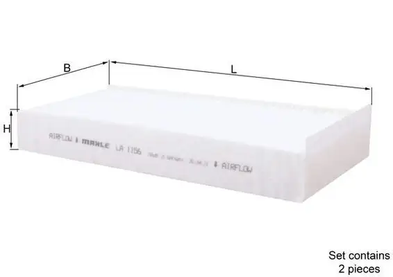 MAHLE LA1156/S Polen Filtresi