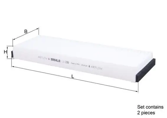 MAHLE LA239/S Polen Filtresi
