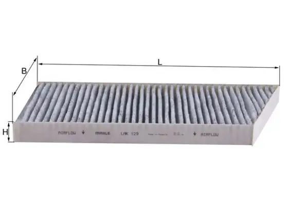 MAHLE LAK129 Polen Filtresi (Karbonlu) A2038300918