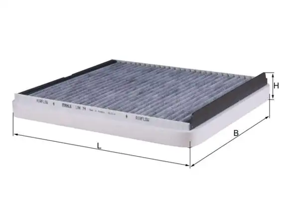 MAHLE LAK74 Polen Filtresi (Karbonlu)