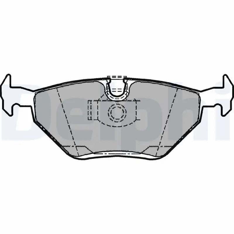 DELPHI LP1107 Arka Fren Balatası