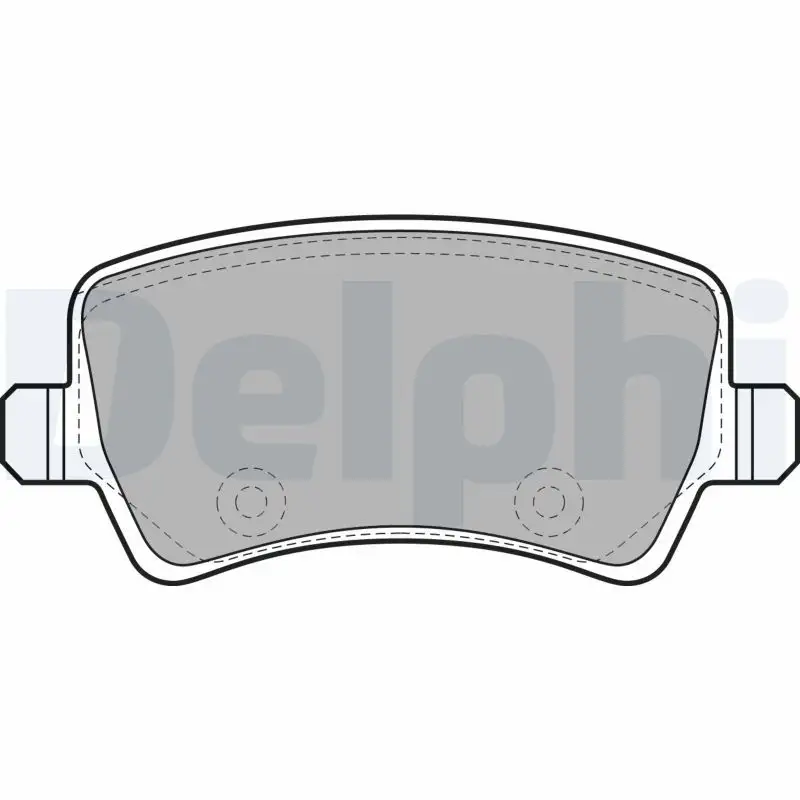 DELPHI LP2008 Arka Fren Balatası