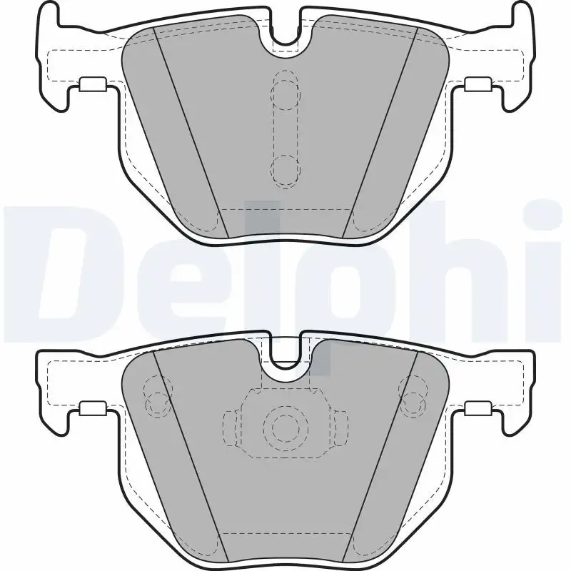 DELPHI LP2068 Arka Fren Balatası 34212413041