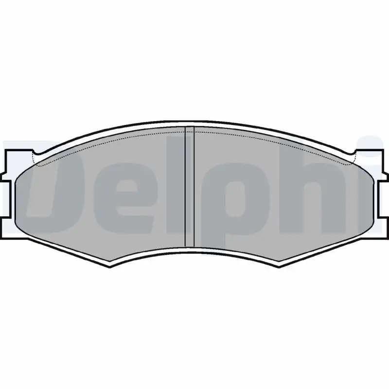 DELPHI LP358 Ön Fren Balatası