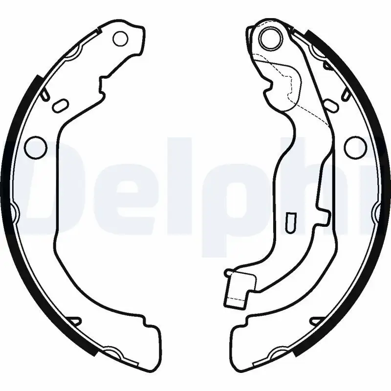 DELPHI LS2127 Arka Fren Balatası 440607493R