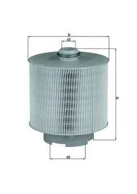MAHLE LX1006/1D Hava Filtresi 059133843B