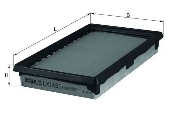 MAHLE LX1631 Hava Filtresi 16546ED500