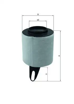MAHLE LX1650 Hava Filtresi 13717524412