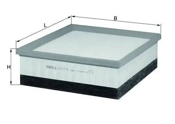MAHLE LX2077/4 Hava Filtresi 13718511668