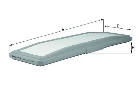 MAHLE LX311 Hava Filtresi
