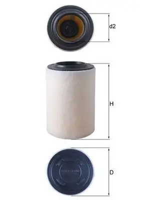 MAHLE LX3286 Hava Filtresi 51854025