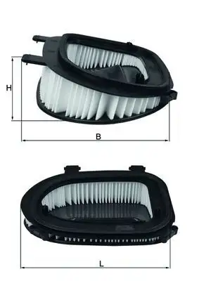 MAHLE LX3541 Hava Filtresi 13717811026