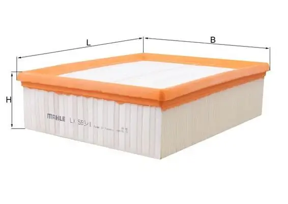 MAHLE LX593/1 Hava Filtresi