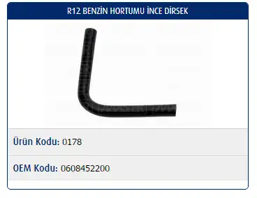 MASTER M0178 Yakıt Hortumu 0608452200