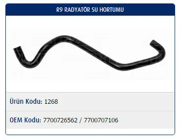 MASTER M1268 Devirdaim Hortumu 7700726562
