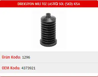 MASTER M1296 Rot Körüğü (Sol) 4373921