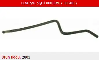 MASTER M2803 Yedek Su Deposu Hortumu 1314340080