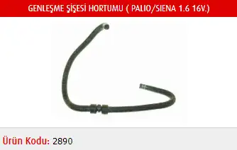 MASTER M2890 Yedek Su Deposu Hortumu 46552140