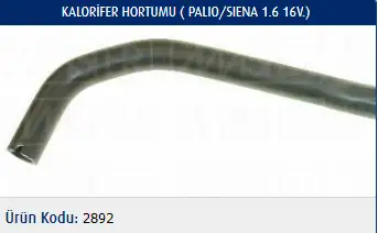 MASTER M2892 Kalorifer Hortumu 46743866